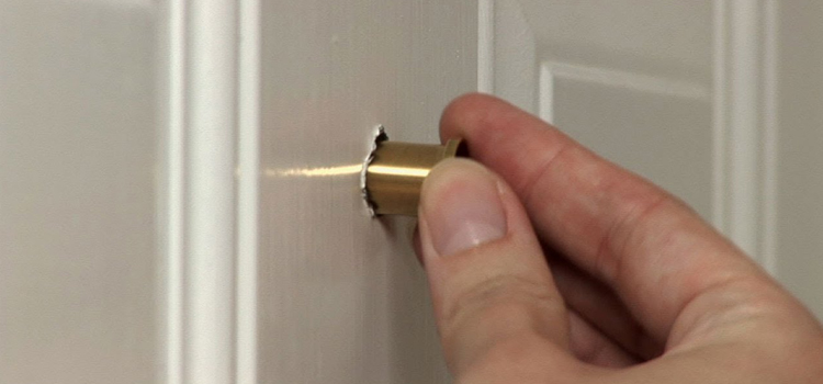 peephole door repair in Lamont